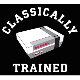 Classically Trained T-shirt, Video Game T-shirt, Old School Nintendo T-shirt