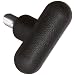 DimcoGray Black Thermoplastic T-Handle Wing Knob, Zinc Stud: 1/4-20" Thread x 1/2" Length, 2-1/4" Diameter x 1-7/16" Height x 5/8" Hub Dia x 3/4" Hub Length (Pack of 10)