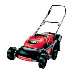 Black & Decker 38cm Rotary Lawn Mower with 45 Litre Collection Bag