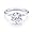 Bling Jewelry Round Cut Cubic Zirconia Bridal Engagement Ring Solitaire 3.5ct - Size 5