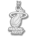 Logoart Miami Heat 5/8 Sterling Silver Pendant