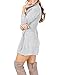 DEARWEN Women's Fashion Sexy Cowl Neck Pullover Long-sleeved Sweater Dress
