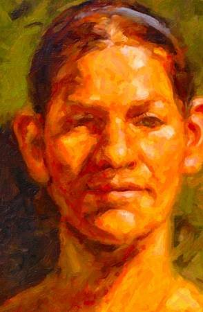 Custom Order #J9-1V8, Oil on Canvas, Custom Painting of The Person You Love, For 1 Person of Customer's Choice, Style: Expressionism, with Signature Text