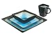Kon Tiki Blue Collection 4 - Square Mug Set by Caldo-Freddo