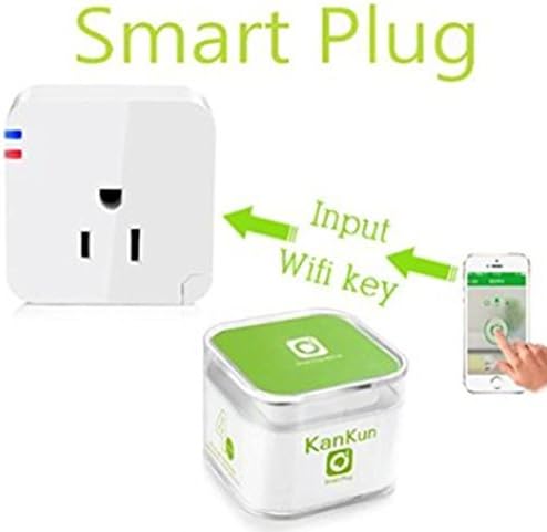Asir Intelligent Smart Wifi Plug Socket Wireless Switch Smart Plug Wifi Socket Wifi Smart US Plug for Iphone Ipad Android Smartphone APP