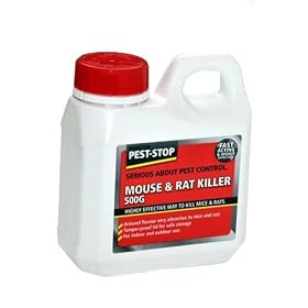 Pest Stop 500 g Mouse and Rat Killer Loose Wheat-Based Bait