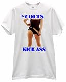 THE COLTS KICK ASS BEAUTIFUL LADY ON THIS T SHIRT jersey