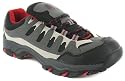 Mens Grey Suede Cheap Lace Up Walking Shoes - Grey/Black/Red - UK 6-12