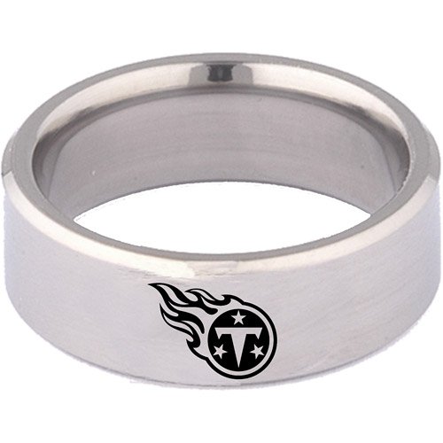 Team Titanium Tennessee Titans 8mm Titanium Ring 8.5