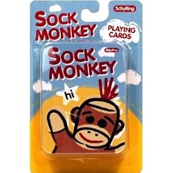 SOCK MONKEY PLAYING CARDS BY SCHYLLING