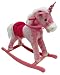 DEMA Schaukeleinhorn Schaukelpferd Einhorn Pink