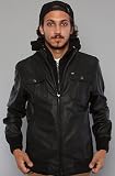 Obey The Rapture Jacket in Black,Jackets for Men