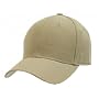 Plain Fitted Hat - Khaki