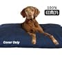 The Largest XXXL 55"X47"X4" Extra Large Jumbo Super Duty Denim Jean Dog Pet Bed Replacement Cover for Big Dog