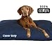 The Largest XXXL 55"X47"X4" Extra Large Jumbo Super Duty Denim Jean Dog Pet Bed Replacement Cover for Big Dog