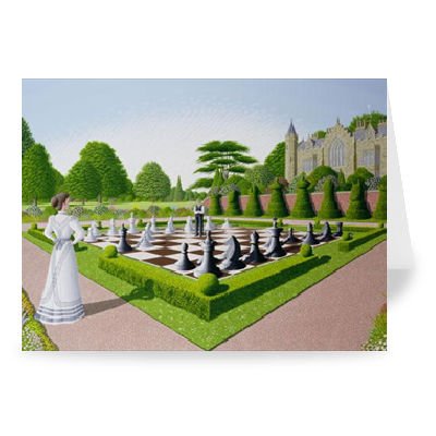 Fools Mate by Peter Szumowski - Greeting Card (Pack of 2) - 7x5 inch - Art247 - Standard Size - Pack Of 2
