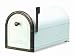 Architectural Mailboxes Coronado Mailbox with Antique Copper Accents, White