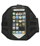Iphone 4 / 4S Sports Armband Black Mesh with Built in Screen Guard by Blue Duck Shopper