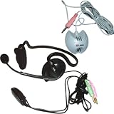 Review Osprey-Talon AC-644 / Cyber Acoustics AC-644 Behind the Neck Stereo Headset AC-644 with Boom Microphone plus Labtec Verse 303 Microphone