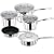 Stellar 7000 Five Piece Saucepan Set with Draining Lids