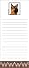German Shepherd Pattern List Pad/Notepad- Gift for Dog Lovers