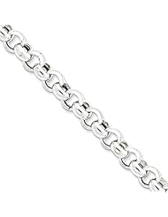 9.5mm, Sterling Silver, Rolo Chain, 20 inch