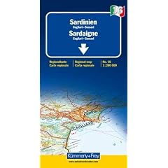 Italien 16. Sardinien 1 : 200 000. Stra�enkarte: Regionalkarte. Sehensw�rdigkeiten, Stadtpl�ne, Transitpl�ne, Ortsindex