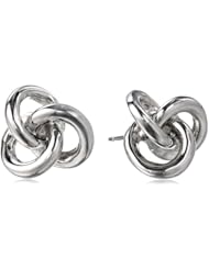 T Tahari "Essentials" Love Knot Gold Stud Earrings