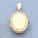 14kt Gold Locket Holds Four Photos