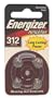 Energizer Amplifier 312 Zinc-Air Hearing Aid Battery
