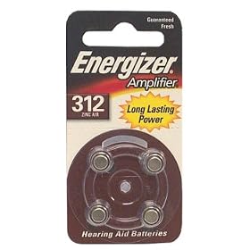 Energizer Amplifier 312 Zinc-Air Hearing Aid Battery