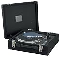 Soundlab Black Carpeted Turntable Case