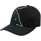 NCAA Zephyr Michigan State Spartans Black-Green Masquerade Fitted Hat (7 1/8)