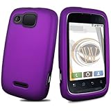 Motorola Citrus WX445 Rubberized Hard Case - Purple
