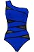 Karla Colletto Angles Asymmetrical One Piece - Cobalt - 10