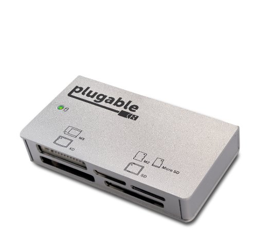 PlugableÂ® Aluminum SuperSpeed USB 3.0 12-in-1 6 slot Memory Card Reader (Including UDMA CF and UHS-I SD, SDXC, SDHC, MicroSD)