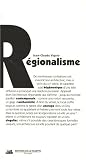 Revue Editions de La Villette  / Régionalisme