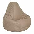 Tan Extra Large Urban Suede Beanbag By Elite Furniture
