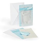 Cathy's Concepts Baby Vellum Photo Announcement Kit, Blue
