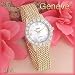 Solid 14K 1.40 CTW Diamond Dress Watch by Geneve