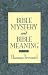 Bible Mystery and Bible Meaning