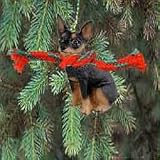Miniature Pinscher Christmas Ornament