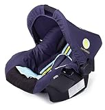 Produkt-Bild: Hauck 612057 - Autokindersitz Zero Plus Gruppe 0+ (bis 13 kg) h-fun blau, ab der Geburt bis ca. 15 Monate