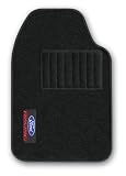 PlastiColor 001398R01 Ford Racing Universal-Fit All-Carpet Front Floor Mat -Set of 2