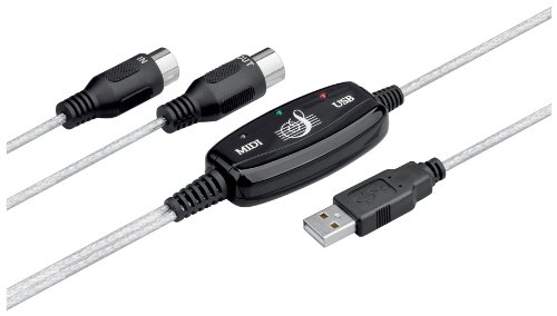 1aTTack USB zu MIDI Konverter (USB A Stecker auf 2 DIN-Stecker) schwarz Preisvergleich