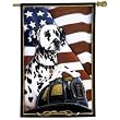 Dalmatians Fire Department Patriotic Flag 9/11 Tribute
