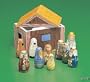 11 Pc Wooden Nesting NATIVITY Set/HOLY FAMILY/Christmas Decoration/JESUS, Mary, JOSEPH