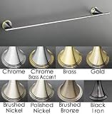 Kohler Bathroom Accessories Towel Bars Finial Traditional Chrome/Polished Brass