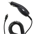 Premium Vehicle Power Charger for Motorola RAZR V3, KRZR, SLVR, PEBL, and Q Phone