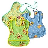 3 Pack of Winnie The Pooh Vinyl Tie Bibs